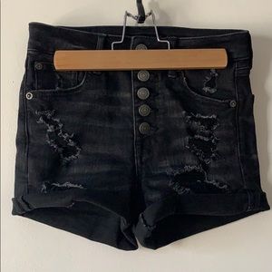American Eagle super high-rise destroyed shortie